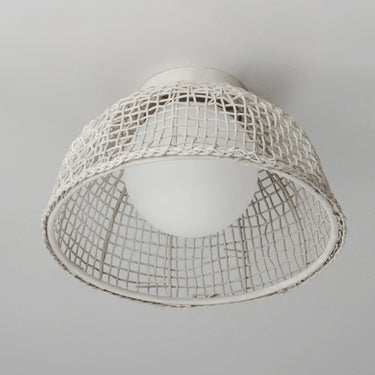 Maxim Lighting Cestino Flush Mount Weathered White