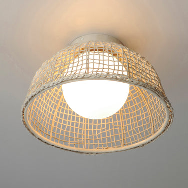 Maxim Lighting Cestino Flush Mount Weathered White