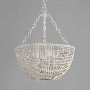 Maxim Lighting Cestino 4-Light Pendant Weathered White