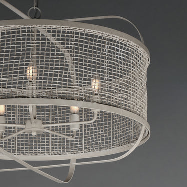 Maxim Lighting Cestino 30" Pendant Weathered White