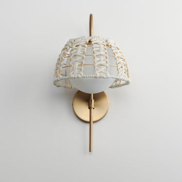Maxim Lighting Macrame Wall Sconce Gold