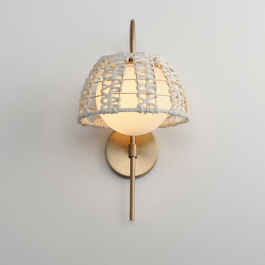 Maxim Lighting Macrame Wall Sconce Gold