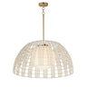 Maxim Lighting Macrame Pendant Gold