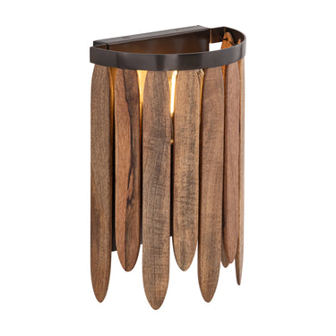 Maxim Lighting Marimba Wall Sconce Walnut