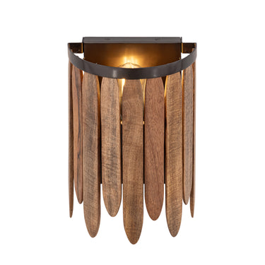 Maxim Lighting Marimba Wall Sconce Walnut