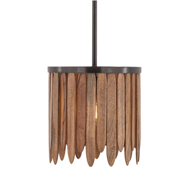 Maxim Lighting Marimba 12" Pendant Walnut
