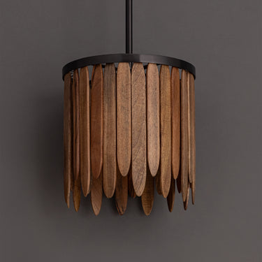 Maxim Lighting Marimba 12" Pendant Walnut