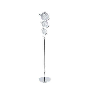 Finesse Decor Vertical Crystal Sphere Floor Lamp 3 Light