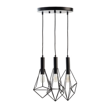 Finesse Decor Adele Geometric Pendant 3 Light