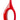 Finesse Decor Trombone Vase - Large Red 