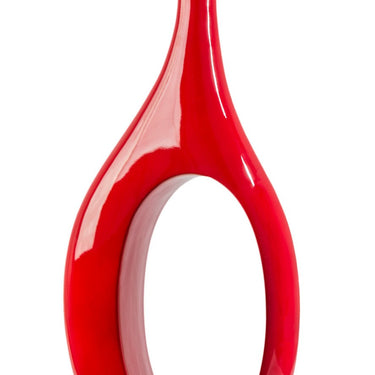 Finesse Decor Trombone Vase Large Red