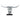 Finesse Decor Large Saluting Man Resin Sculpture - Chrome 