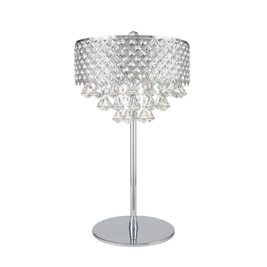 Finesse Decor Grand 6 LED Light Table Lamp Chrome