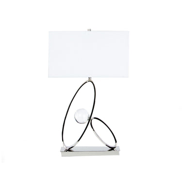 Finesse Decor Ovals Crystal Table Lamp 1 Light