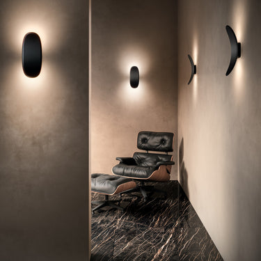 Penta Vela wall sconces in a modern interior