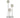 Finesse Decor Bubbling Glow Table Lamp - Chrome 