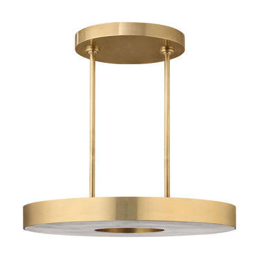 Sleek Wyllis 24" suspended chandelier: decorative fixture with integrated LED for home.
