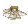 Maxim Lighting Zeta LED Flush Mount Natural Aged Brass
