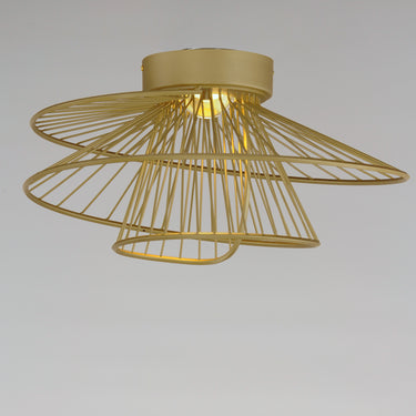 Maxim Lighting Zeta LED Flush Mount Natural Aged Brass
