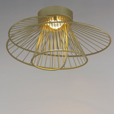 Maxim Lighting Zeta LED Flush Mount Natural Aged Brass