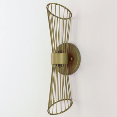 Maxim Lighting Zeta LED Wall Sconce Natural Aged Brass