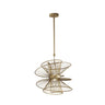 Maxim Lighting Zeta Medium LED Pendant Natural Aged Brass