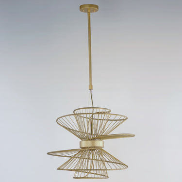 Maxim Lighting Zeta Medium LED Pendant Natural Aged Brass