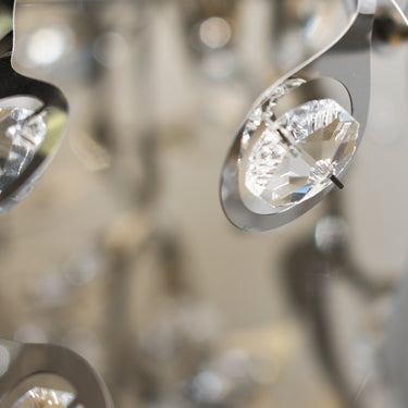 Maxim Lighting Comet 25" Crystal Pendant Polished Chrome