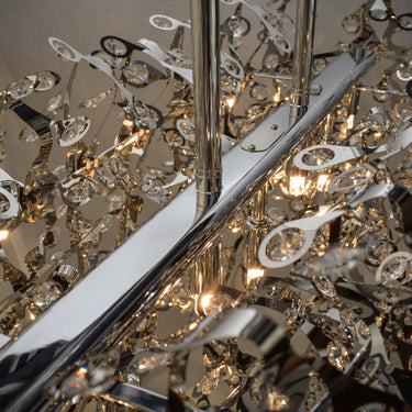Maxim Lighting Comet 7-Light Linear Pendant Polished Chrome