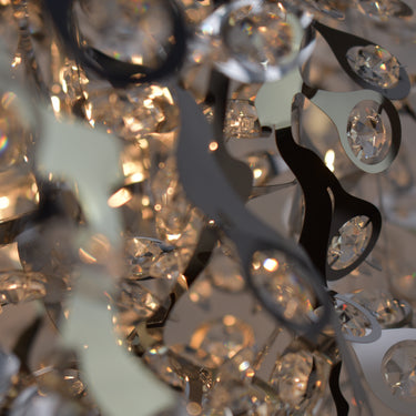Maxim Lighting Comet 50" Crystal Pendant Polished Chrome
