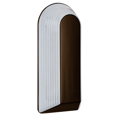 Costaluz 2433 wall sconce: Bronze / Frosted inside | Besa Lighting