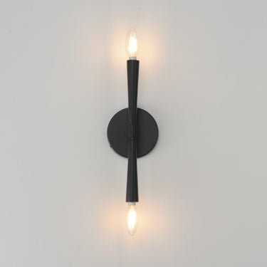 Maxim Lighting Rome 2-Light Wall Sconce Black