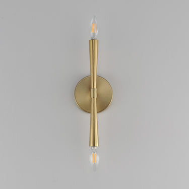 Maxim Lighting Rome 2-Light Wall Sconce Satin Brass