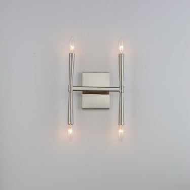 Maxim Lighting Rome 4-Light Wall Sconce Satin Nickel