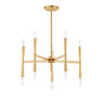 Maxim Lighting Rome 10-Light Chandelier Satin Brass