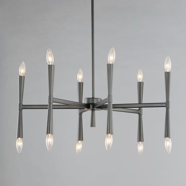 Maxim Lighting Rome 12-Light Chandelier Black