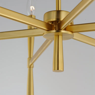 Maxim Lighting Rome 12-Light Chandelier Satin Brass