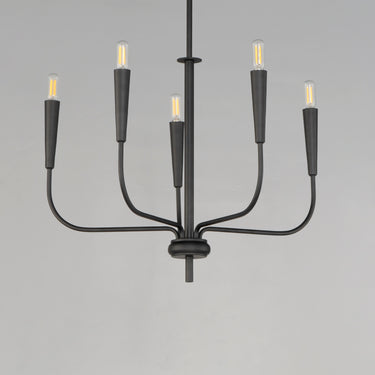 Maxim Lighting Vela 5-Light Chandelier Black