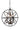 Maxim Lighting Orbit 3-Light Pendant Anthracite/Polished Nickel