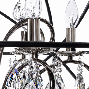 Maxim Lighting Orbit 6-Light Pendant Anthracite/Polished Nickel