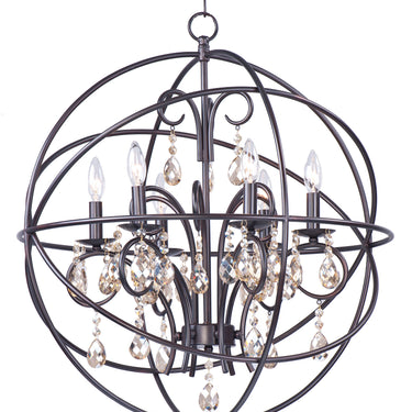 Maxim Lighting Orbit 6-Light Pendant Oil Rubbed Bronze