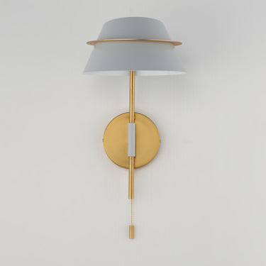 Maxim Lighting Lucas Sconce with Switch Natural Aged Brass