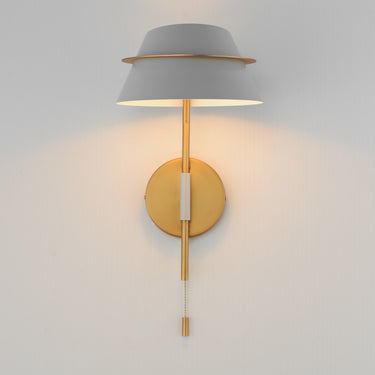 Maxim Lighting Lucas Sconce with Switch Natural Aged Brass