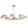 Maxim Lighting Lucas 8-Light Chandelier Natural Aged Brass
