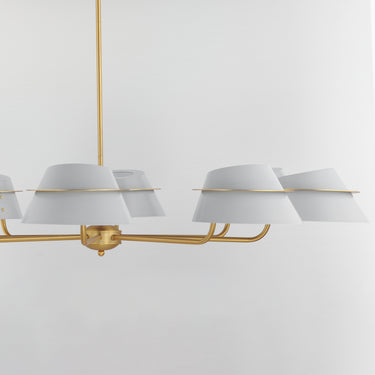 Maxim Lighting Lucas 8-Light Chandelier Natural Aged Brass