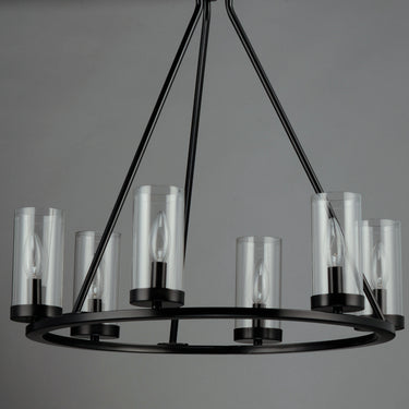 Maxim Lighting Sentinel 6-Light Chandelier Black