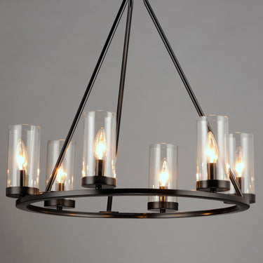 Maxim Lighting Sentinel 6-Light Chandelier Black