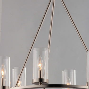 Maxim Lighting Sentinel 6-Light Chandelier Satin Nickel