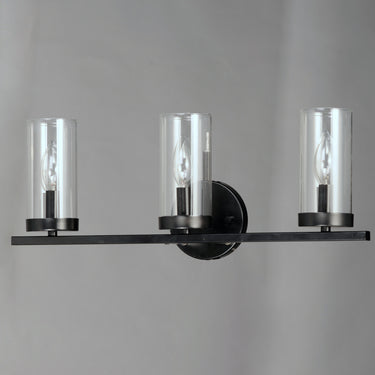 Maxim Lighting Sentinel 3-Light Bath Vanity Black