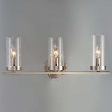 Maxim Lighting Sentinel 3-Light Bath Vanity Satin Nickel